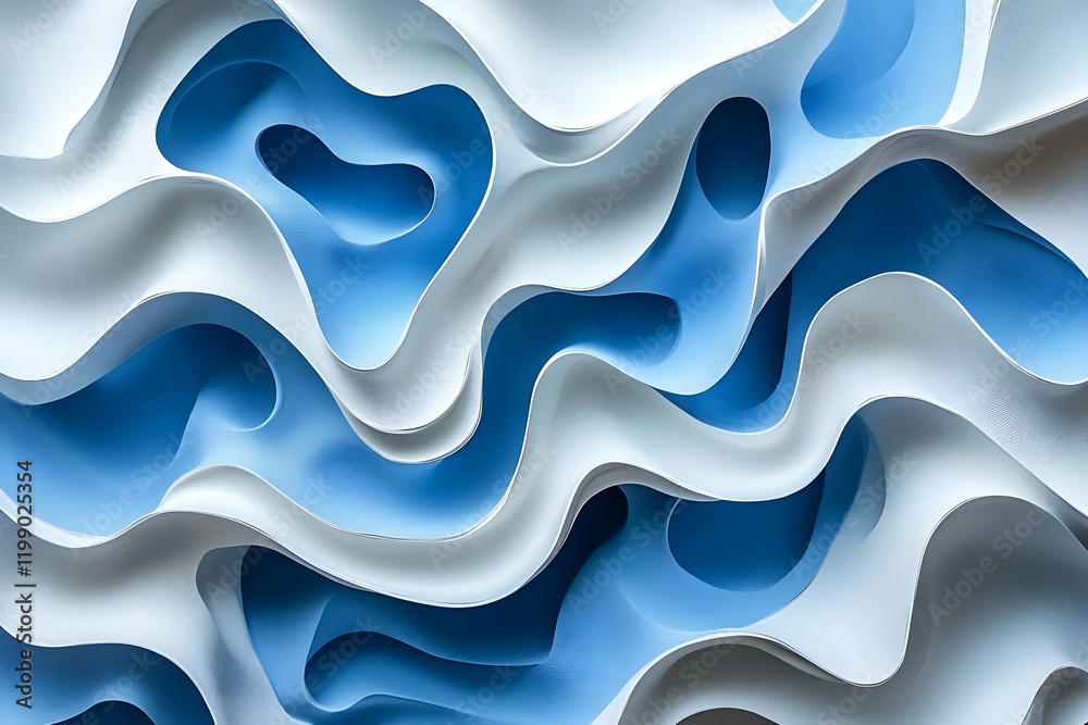 Abstract blue white waves texture background design Abstract blue white waves texture background design