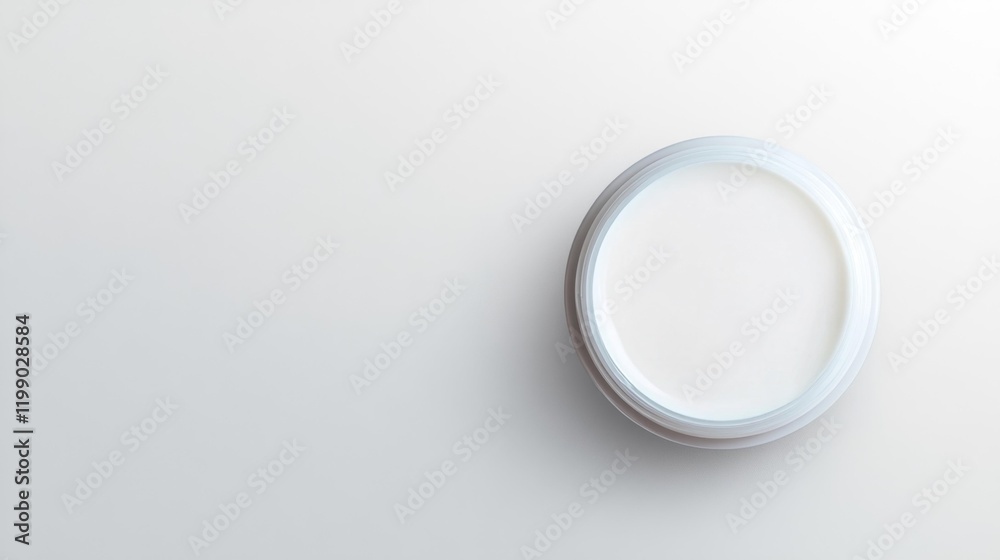 Minimalist White Container on Clean Background. Generative AI Minimalist White Container on Clean Background. Generative AI