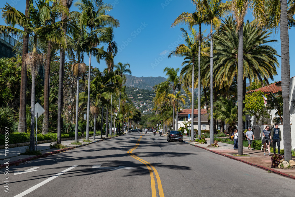 Fototapeta premium Santa Barbara is a coastal city in Santa Barbara County, California. 