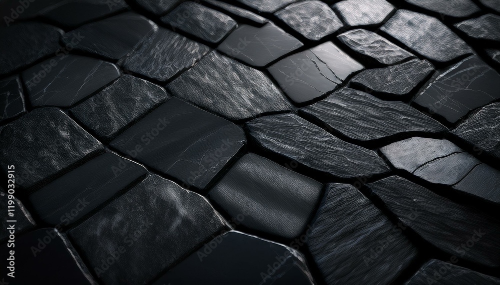 A matte stone-look tile with a natural slate texture in dark charcoal tones, ideal for modern, industrial, or minimalist spaces, offering a sophisticated and timeless appearance. A matte stone-look tile with a natural slate texture in dark charcoal tones, ideal for modern, industrial, or minimalist spaces, offering a sophisticated and timeless appearance.