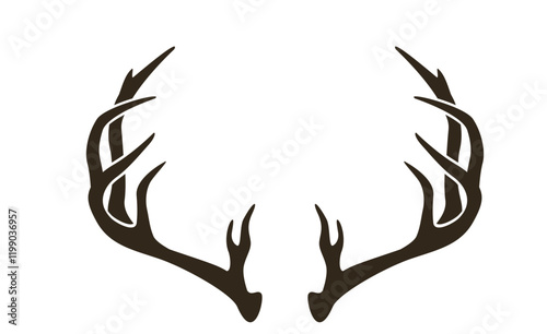 Geweih, Hirsch, Reh, Outdoor - Vektor