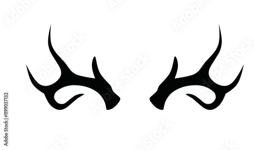 Geweih, Hirsch, Reh, Outdoor - Vektor