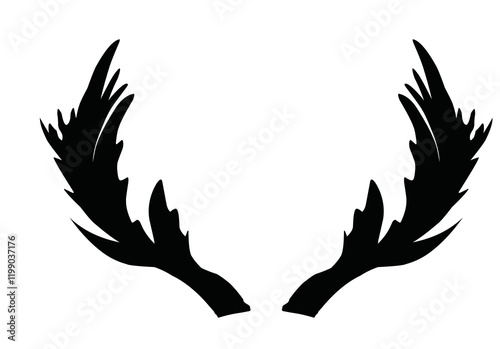 Geweih, Hirsch, Reh, Outdoor - Vektor
