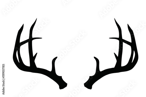 Geweih, Hirsch, Reh, Outdoor - Vektor