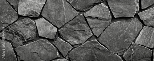 black grey anthracite stone concrete texture background panorama banner long