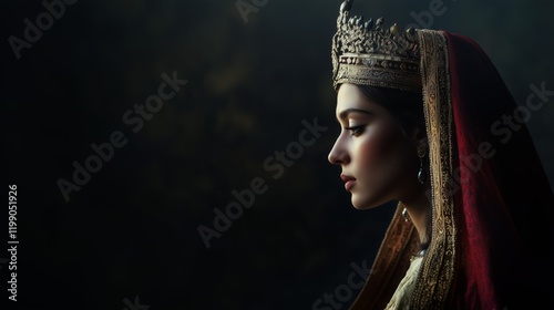 Queen Esther – Realistic Side Profile – Humble and Regal