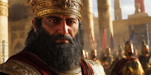 Haman: Cinematic and Photorealistic Exploration of His Plot to Annihilate the Jewish People Driven by Pride and Hatred in the Persian Empire