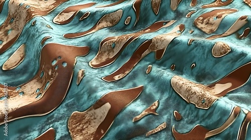 Fototapeta Naklejka Na Ścianę i Meble -  An artistic composition of blooming peonies arranged on a silk fabric, with golden hues and elegant details