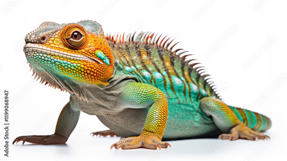 Fototapeta premium Colorful Iguana