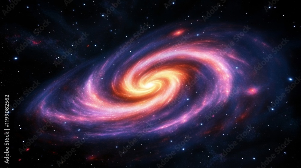 Dazzling Cosmic Swirl in Vibrant Galactic Display Illuminates the Mysteries of the Universe Dazzling Cosmic Swirl in Vibrant Galactic Display Illuminates the Mysteries of the Universe