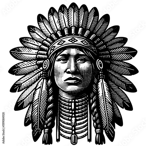Native American Illustration