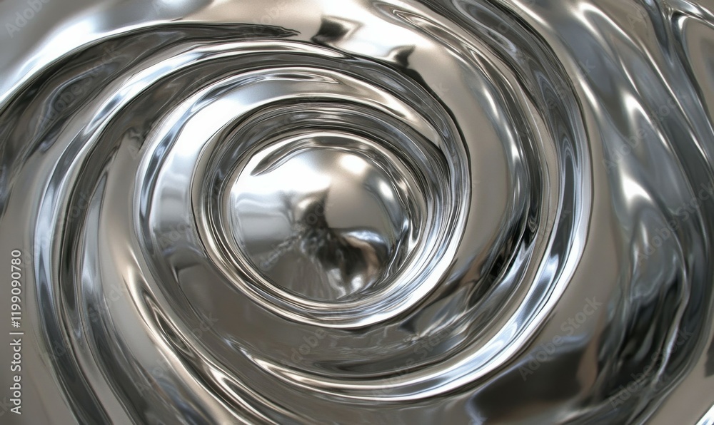 Hypnotic swirls of liquid metal textures, adding a futuristic touch to designs Hypnotic swirls of liquid metal textures, adding a futuristic touch to designs