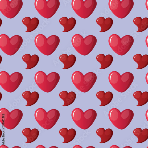 Valentine pink background love heart