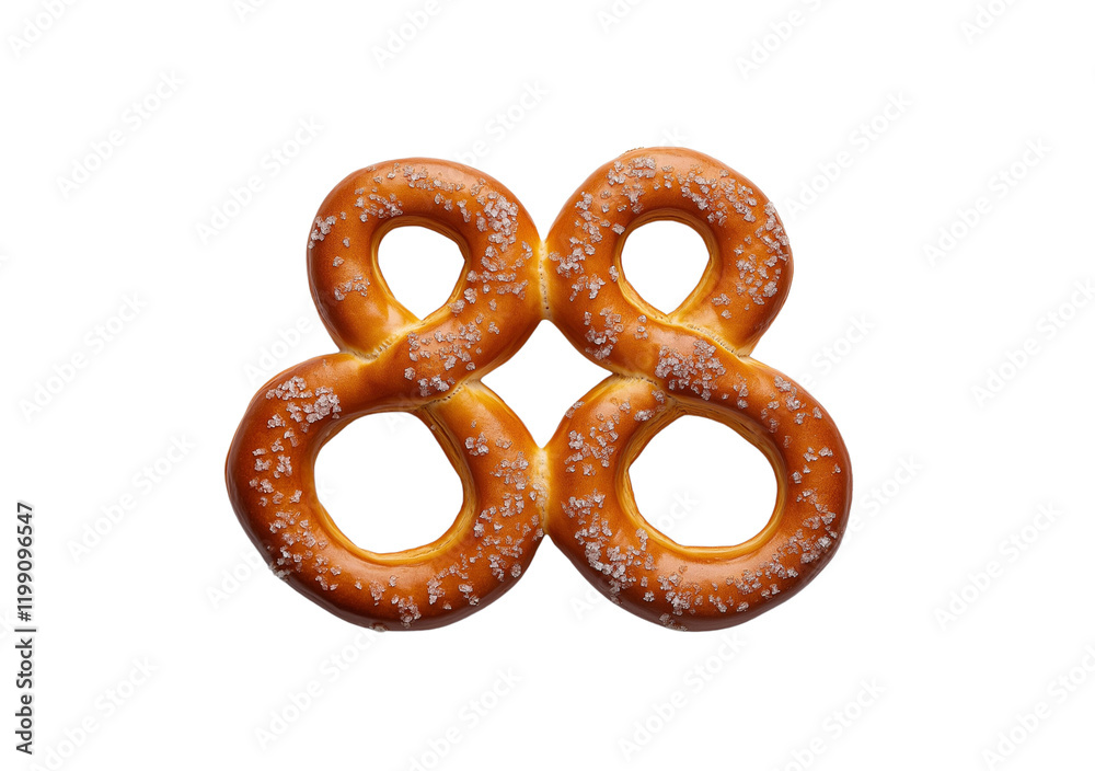 Sushi roll with salmon, avocado, and cream cheese, isolated on a transparent background - Three pretzels in the shape of an Olympic rings logo, white background Sushi roll with salmon, avocado, and cream cheese, isolated on a transparent background - Three pretzels in the shape of an Olympic rings logo, white background