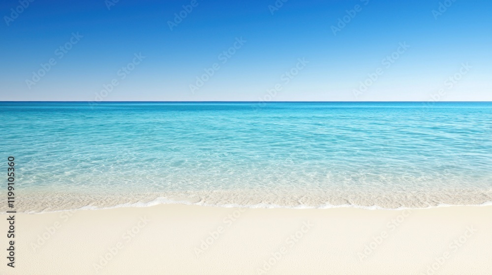 Fototapeta premium Tranquil Beach Scene