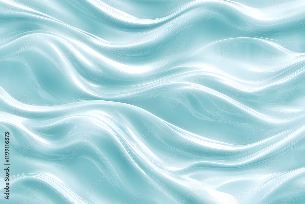 Fototapeta premium Abstract flowing pastel blue silk fabric background texture. Perfect for website banners, presentations, or design projects needing a luxurious and elegant feel.