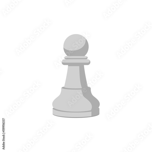 Chess piece isolated: white pawn