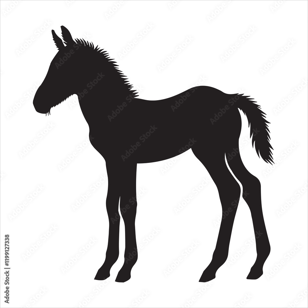 Mule silhouette Vector illustration, mule clipart Design
Mule silhouette Vector illustration, mule clipart Design