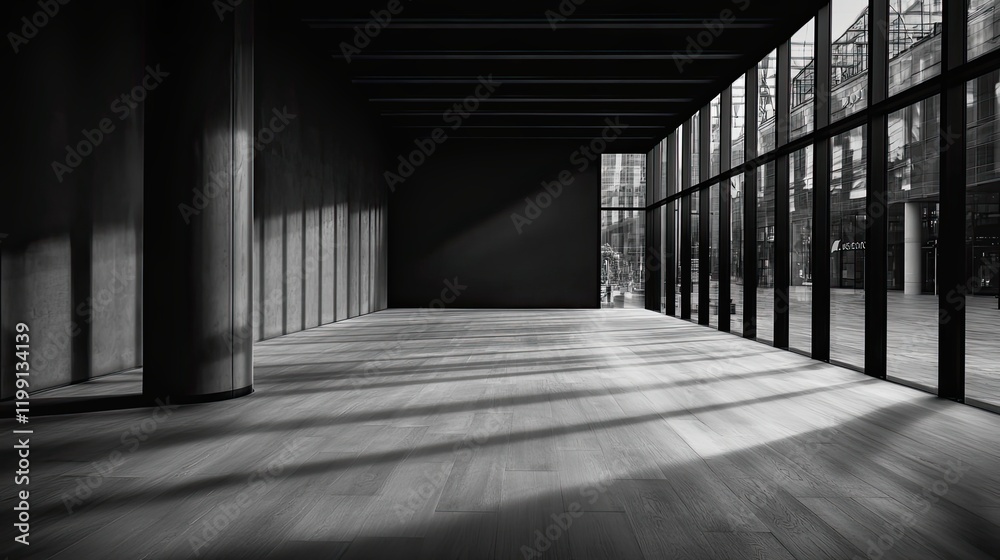 Modern architecture space urban setting interior Modern architecture space urban setting interior