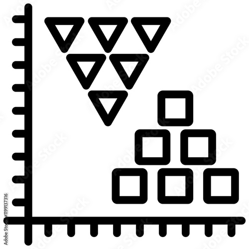 Cluster Analysis Outline Icon