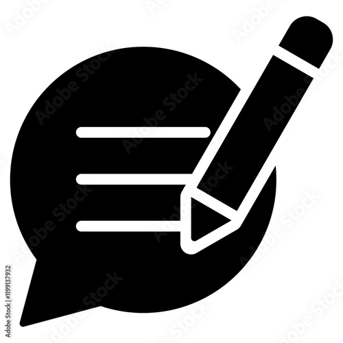 Annotation Glyph Icon