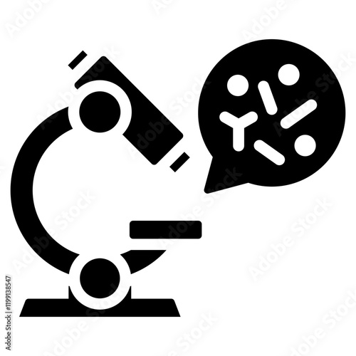 Microbiome Glyph Icon
