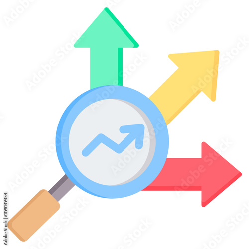 Pathway Analysis Flat Icon