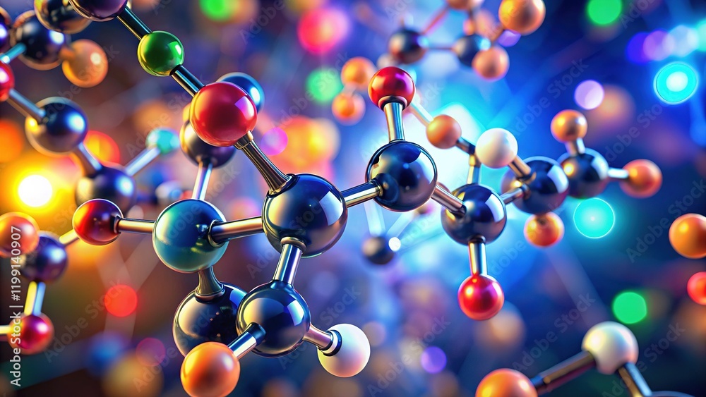High-Resolution Stock Photo: Methionine Amino Acid Molecule - Detailed 3D Render High-Resolution Stock Photo: Methionine Amino Acid Molecule - Detailed 3D Render