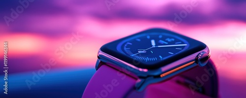 Apple Watch Series 7 in Twilight: A Stunning Technological Timepiece