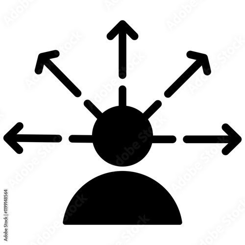 Self Awareness Glyph Icon