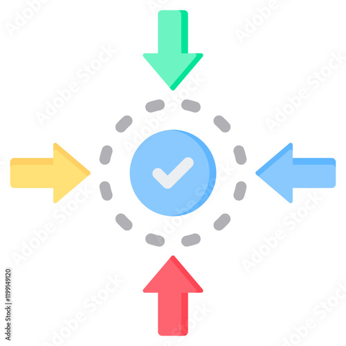 Impact Flat Icon