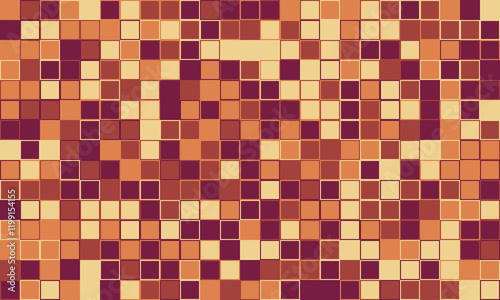 Symmetrical cube design with soft colours. Perfect for contemporary textiles, repeat prints, and ornate backgrounds, adding a touch of visual simplicity.