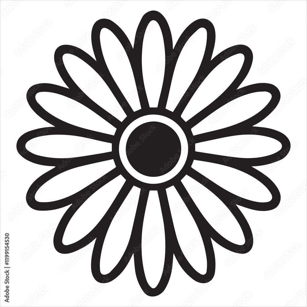 Common Daisy Plant Clipart for Nature Designs
Common Daisy Plant Clipart for Nature Designs