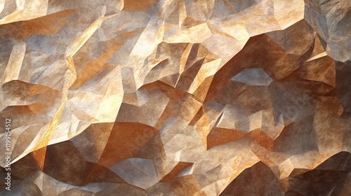 Abstract background of geometric shapes and textures.