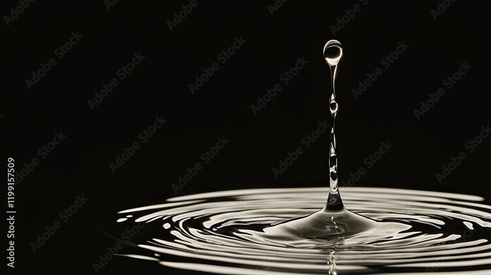 Splashing water drop studio close-up dark Splashing water drop studio close-up dark