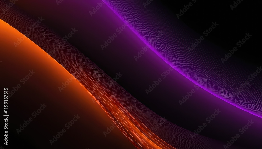 Obraz premium Aesthetic background with abstract neon led light effect 3
