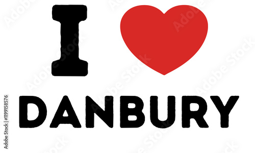 I Love Danbury United States photo