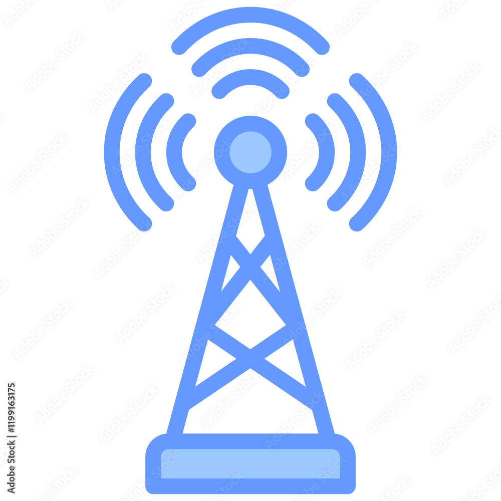 Base Station Blue Icon