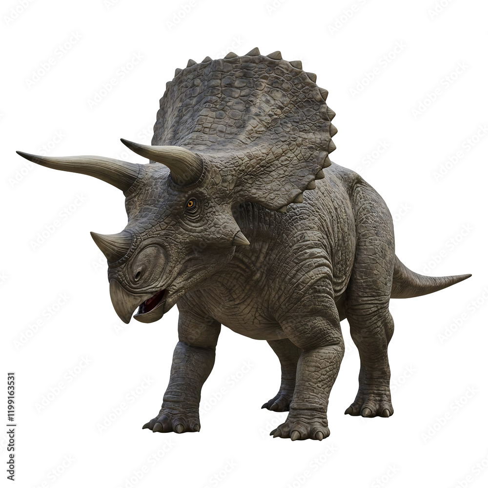 Fototapeta premium Triceratops Dinosaur Render