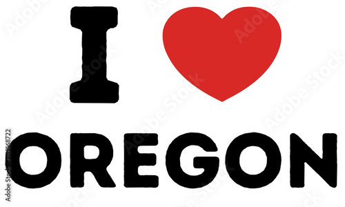 I Love Oregon United States