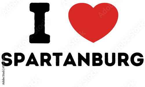 I Love Spartanburg United States photo