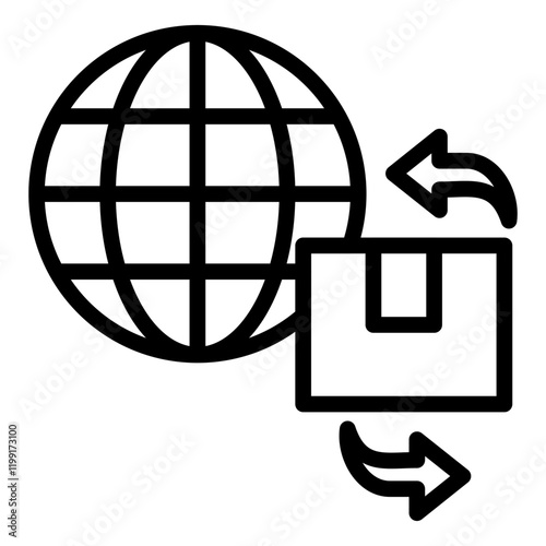 Worldwide Shipping Icon