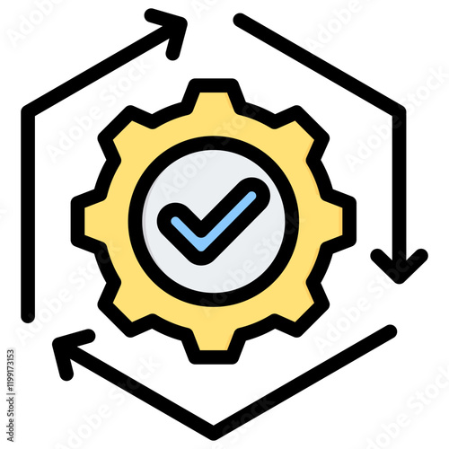 Repurpose Outline Color Icon