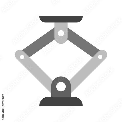 Car jack flat icon
