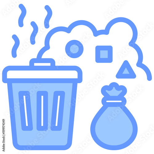 Landfill Blue Icon