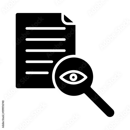 Vision Statement glyph icon