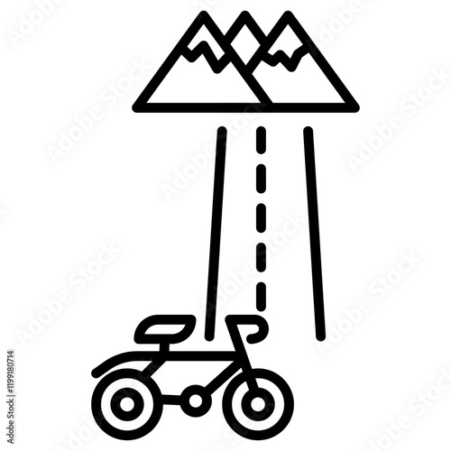 Cycling Tour Icon