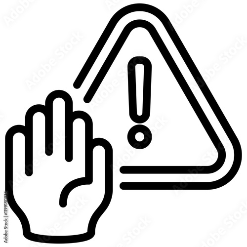 Precaution Outline Icon