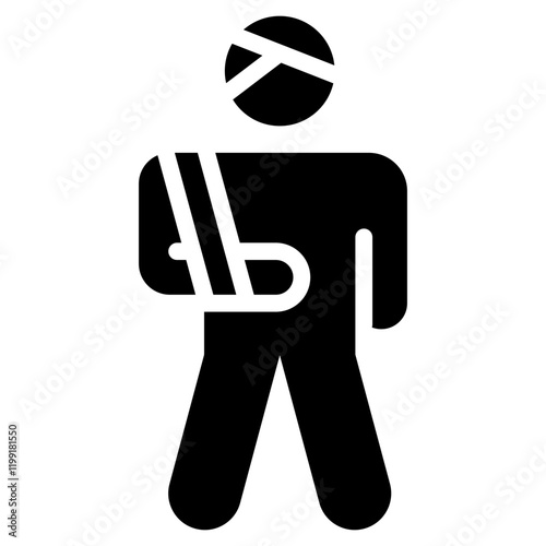 Injury Glyph Icon
