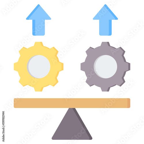 Stability Flat Icon